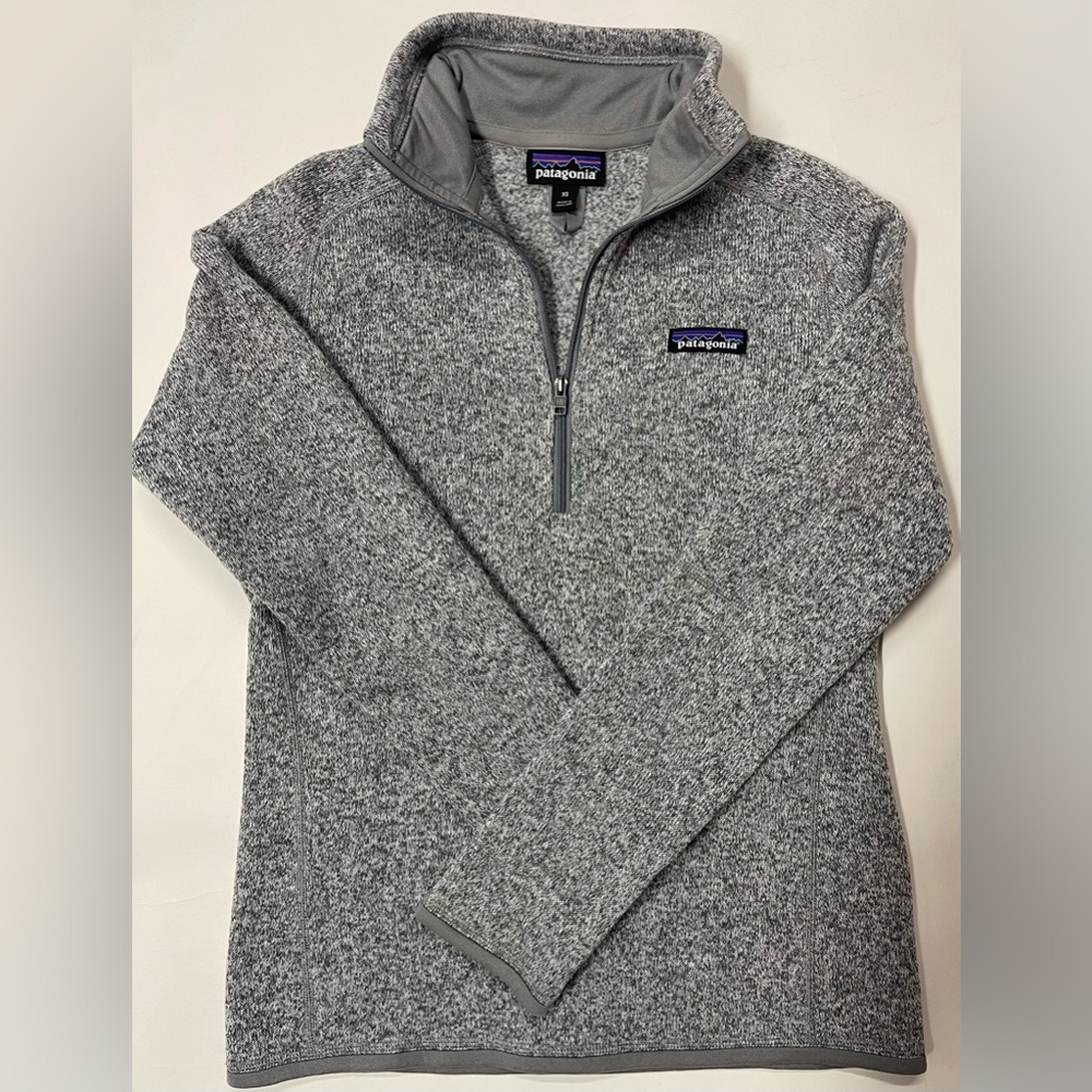Patagonia Womens Better Sweater Size XS 1/4 Zip Fleece Pullover Outdoor
